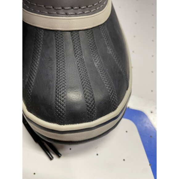 Sorel Caribou Women Gray Waterproof Mid-Calf Winter Boots Sz 7.5 natural rubber - Picture 4 of 10